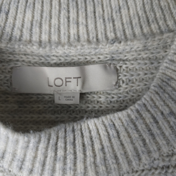 Loft Grayish with Blue hints Sweater - Picture 11 of 11